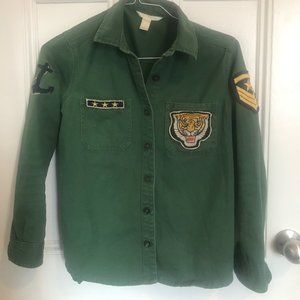Army button up